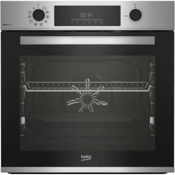 Cuptor incorporabil Beko BBIM12300XMPSEF, Electric, 72 l, Autocuratare pirolitica, FlexiCrisp, RecycledNet, AEROperfect, SteamShine, Grill, LED display touch control, 3D Cooking, Rafturi telescopice, Clasa A+ (Inox) Cuptor incorporabil Beko BBIM12300XMPSEF, Electric, 72 l, Autocuratare pirolitica, FlexiCrisp, RecycledNet, AEROperfect, SteamShine, Grill, LED display touch control, 3D Cooking, Rafturi telescopice, Clasa A+ (Inox)