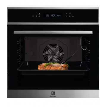 Cuptor incorporabil Electrolux EOE7F31X, Electric, 72 L, Autocuratare catalitica, Even Cooking, MultiLevel Cooking, AquaClean, Clasa A+ (Negru/Inox)