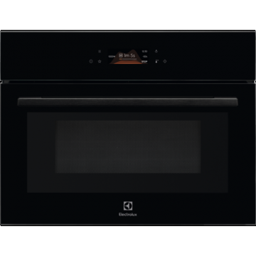 Cuptor incorporabil, Electrolux EVL8E08Z, display LCD, Gratar, 43 l, 1000 W, Ventilator (Negru)