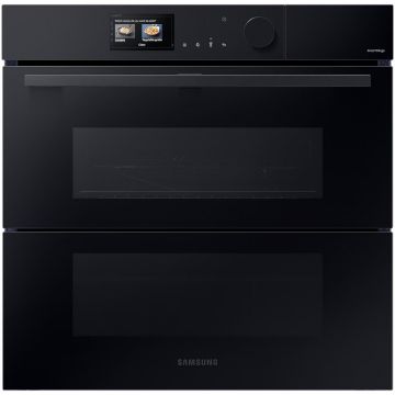 Cuptor incorporabil Samsung NV7B6799JAK/U2, 76 l, Dual Cook Steam, Autocuratare pirolitica, Wi-Fi, Clasa A+