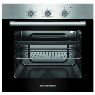 HEINNER Cuptor Incorporabil Heinner HBO-S624LTG-IX, volum: 62L, 4 functii, static, grill, timer, Inox