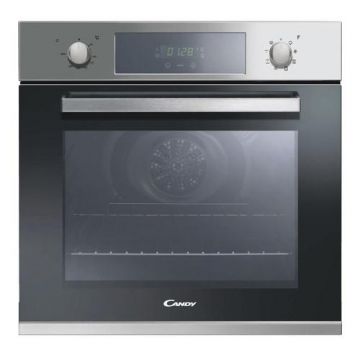 Pachet cuptor si plita incorporabila Candy FCP605X/E - CHG6, 65 l, Clasa A+, Grill, Timer, Vitroceramica, Control tactil, 60 cm (Negru)